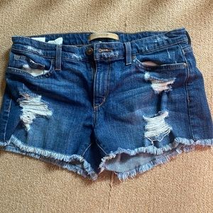 JOES JEANS Janessa Mid-Rise Cut-Off Denim Shorts